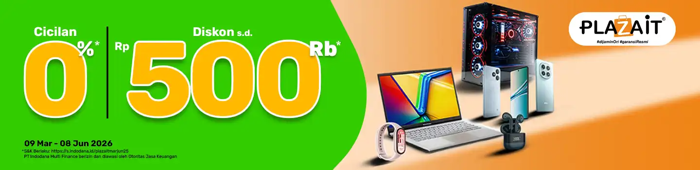 Promo Indodana PayLater — Cicilan 0%, Diskon s.d. Rp 500.000 | 9 Mar – 8 Jun 2026
