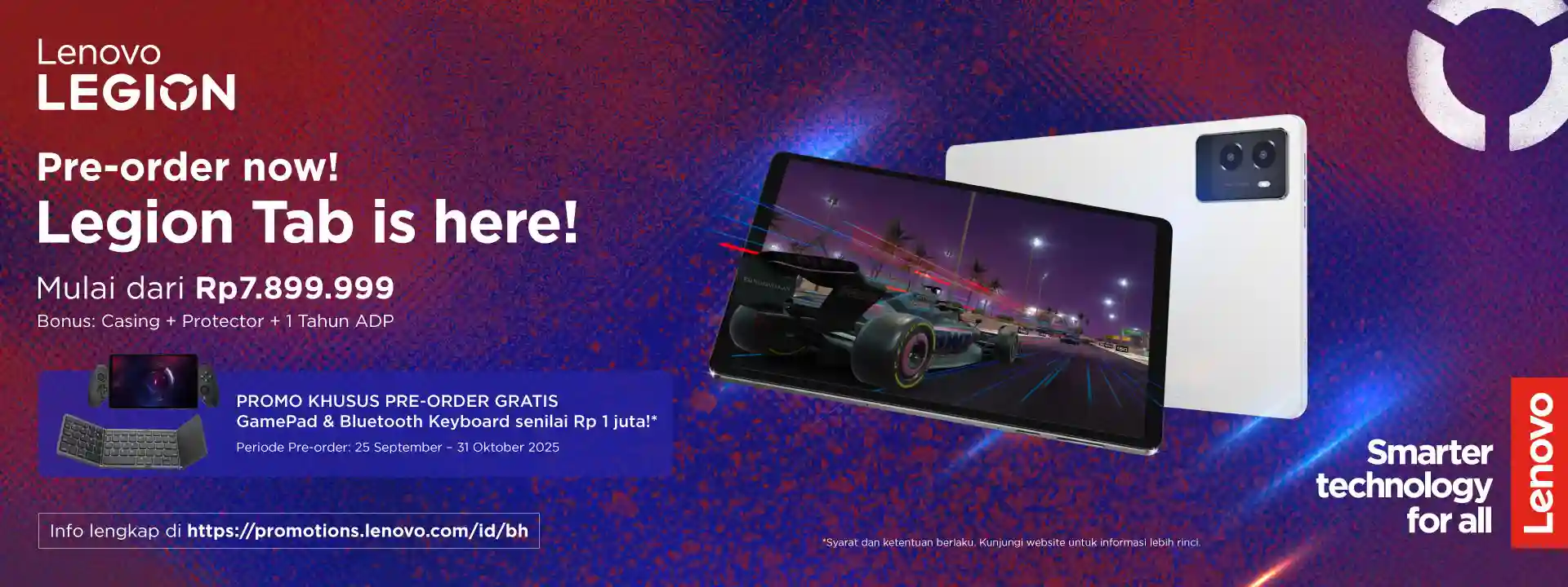 Pre-Order Lenovo Legion Tab