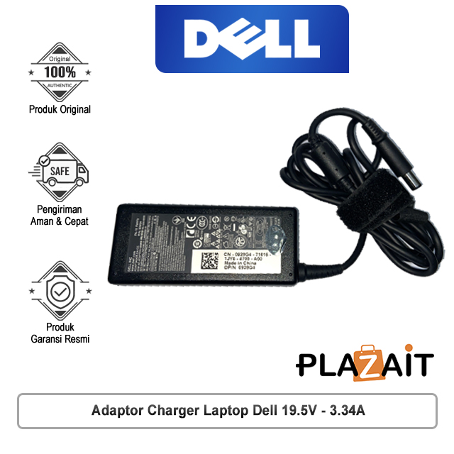 Adaptor Charger Laptop Dell 19.5V - 3.34A