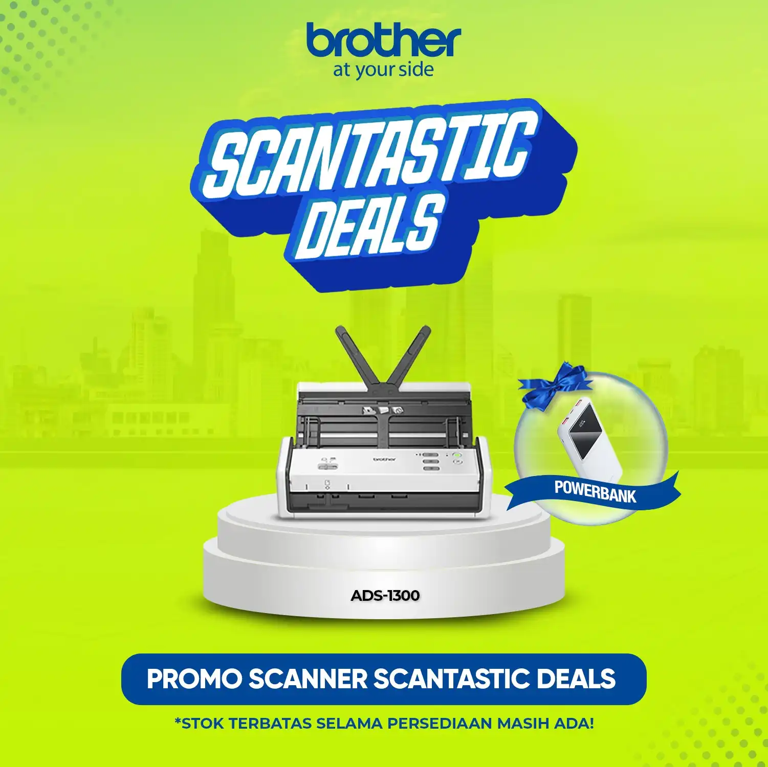 Brother Scanner ADS-1300 Portable Document