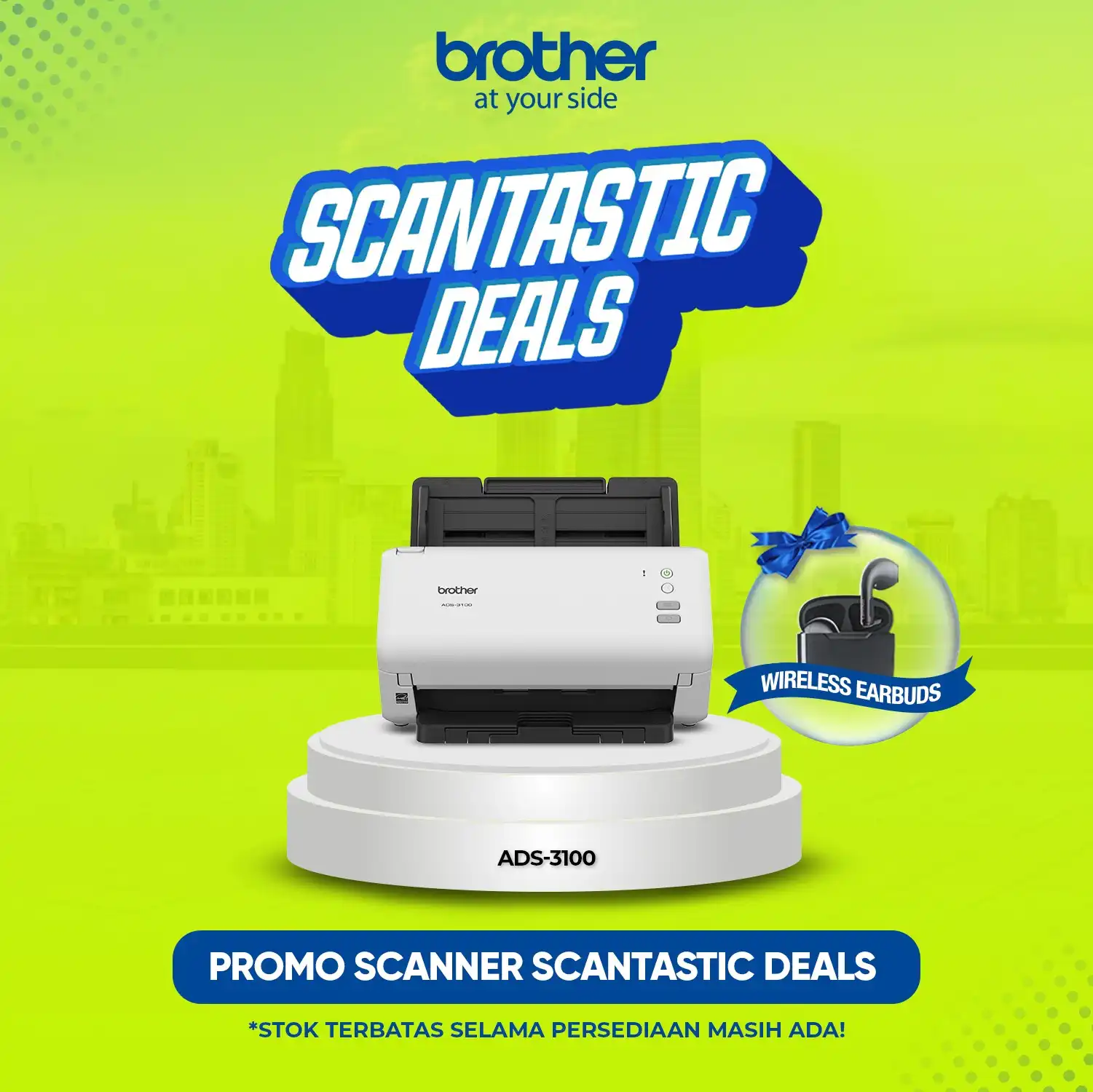Brother Scanner ADS-3100 Desktop Document