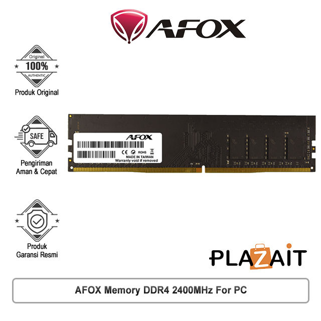 AFOX Memory DDR4 2400MHz For PC - 4GB