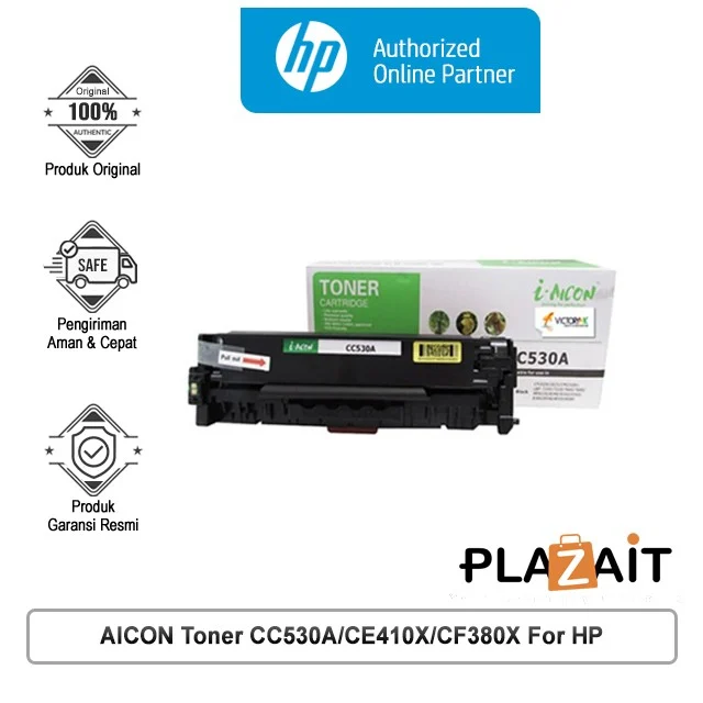 AICON Toner CC530A/CE410X/CF380X For HP CP2020/2025/CM2320n/Etc