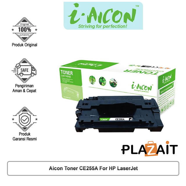 AICON Toner CE255A For HP LaserJet P3010/3011/3015/3016/Enterprise MFP M525c/M525dn/M525f/LaserJet Pro MFP M521dw/M521dn