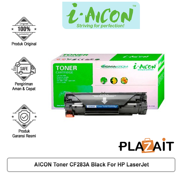 AICON Toner CF283A Black For HP LaserJet Pro MFP M125/127fn/fw laserJet Pro M225dn/dw/rdn/M201dw/n