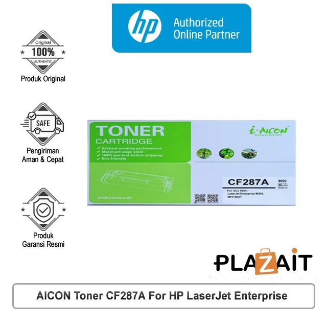 AICON Toner CF287A For HP LaserJet Enterprise M506dn/M506n/M506/Etc