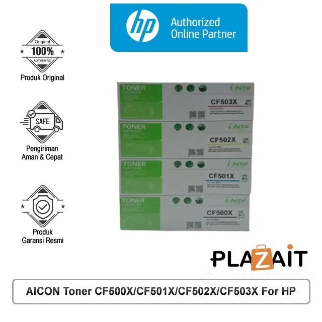 AICON Toner CF500X/CF501X/CF502X/CF503X For HP Pro M254/M280/M281