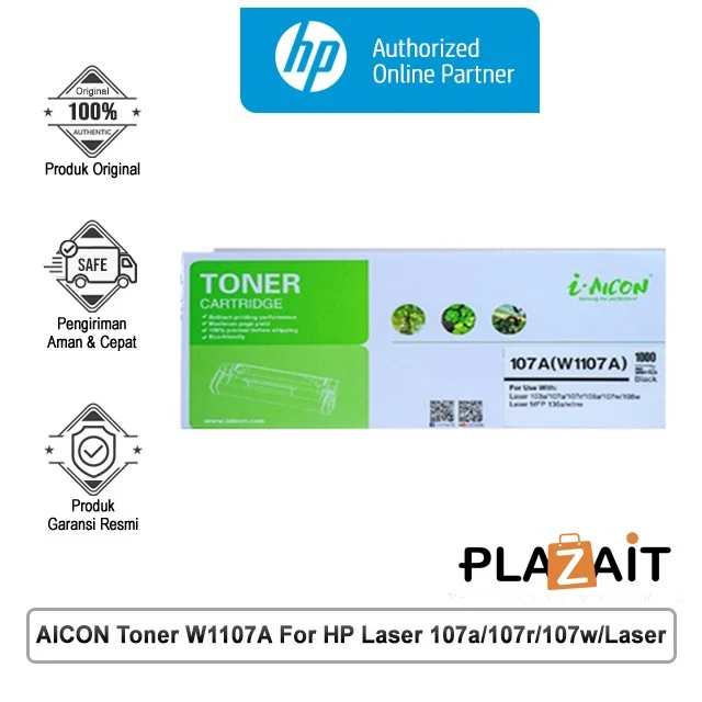 AICON Toner W1107A For HP Laser 107a/107r/107w/Laser MFP 135a/w/Laser MFP 137fnw