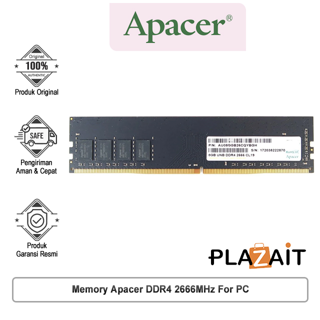 Apacer Memory DDR4 2666MHz For PC