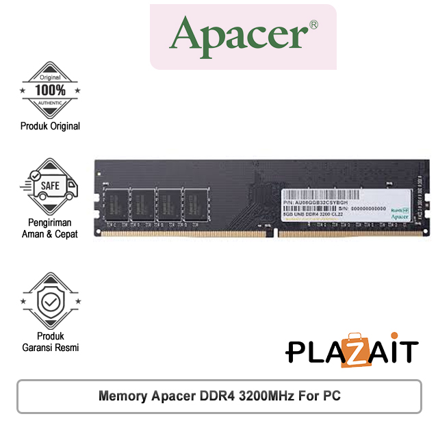 Apacer Memory DDR4 3200MHz For PC