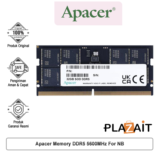 Apacer Memory DDR5 5600MHz For NB