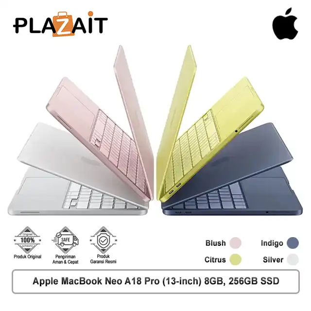 Apple MacBook Neo A18 Pro (13-inch) 6-core CPU and 5-core GPU - 8GB, 256GB SSD