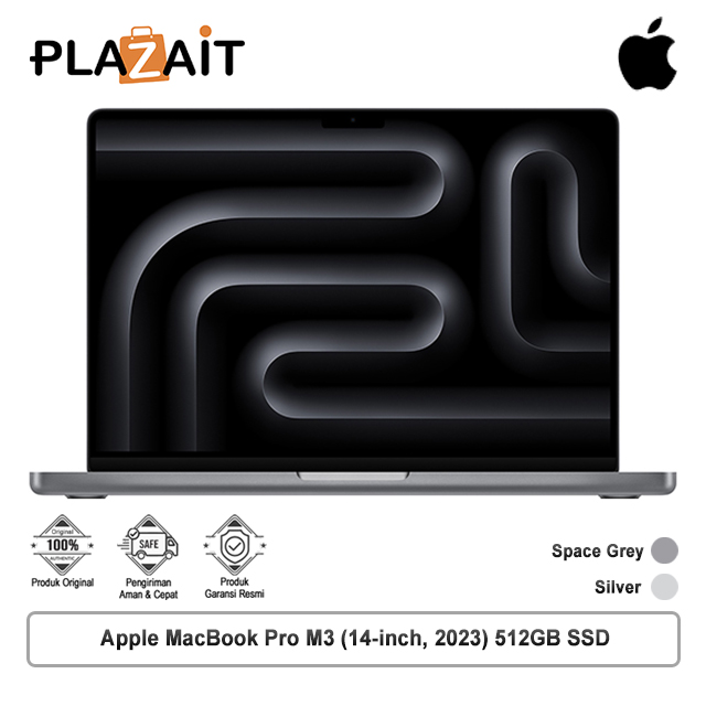Apple MacBook Pro M3 (14-inch) 8‑core CPU and 10‑core GPU - 8GB, 512GB SSD
