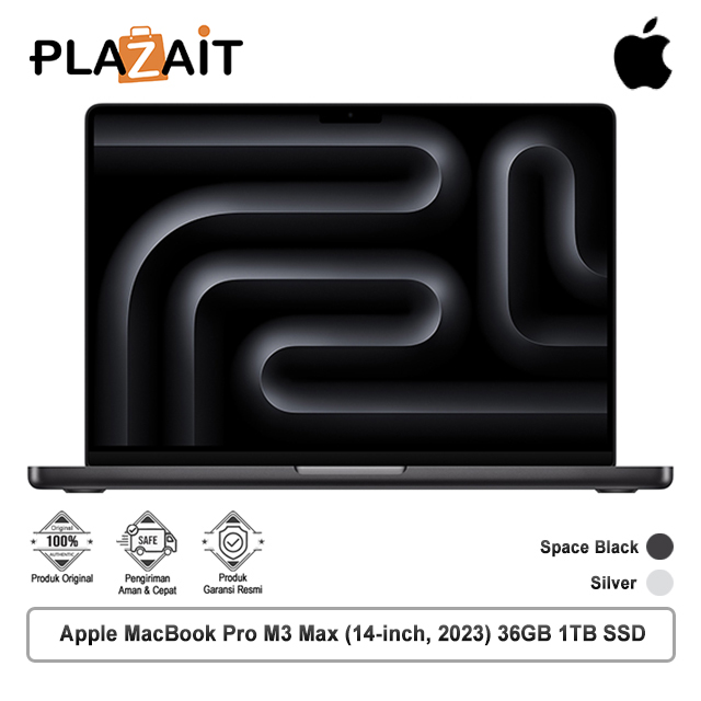 Apple MacBook Pro M3 Max (14-inch) 14‑core CPU and 30‑core GPU - 36GB, 1TB SSD