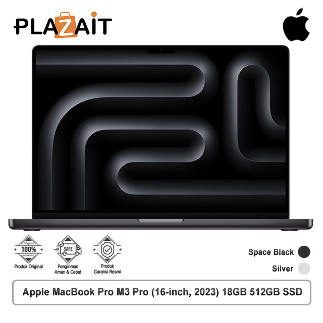 Apple MacBook Pro M3 Pro (16-inch, 2023) 12 CPU, 18C GPU - 18GB, 512GB SSD