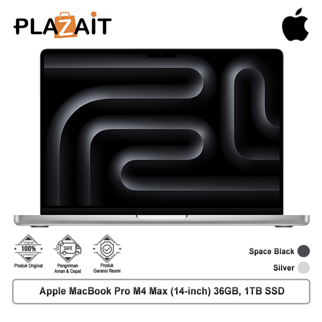 Apple MacBook Pro M4 Max (14-inch) 14-core CPU and 32-core GPU - 36GB, 1TB SSD