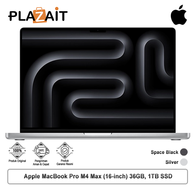 Apple MacBook Pro M4 Max (16-inch) 14-core CPU and 32-core GPU - 36GB, 1TB SSD