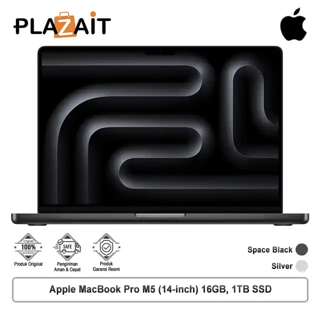 Apple MacBook Pro M5 (14-inch) 10-core CPU and 10-core GPU - 16GB, 1TB SSD