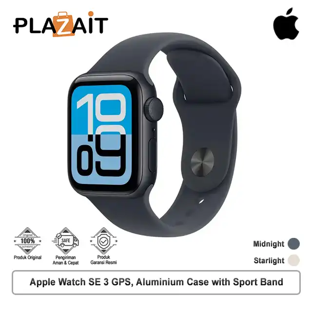 Apple Watch SE 3 GPS, Aluminium Case with Sport Band
