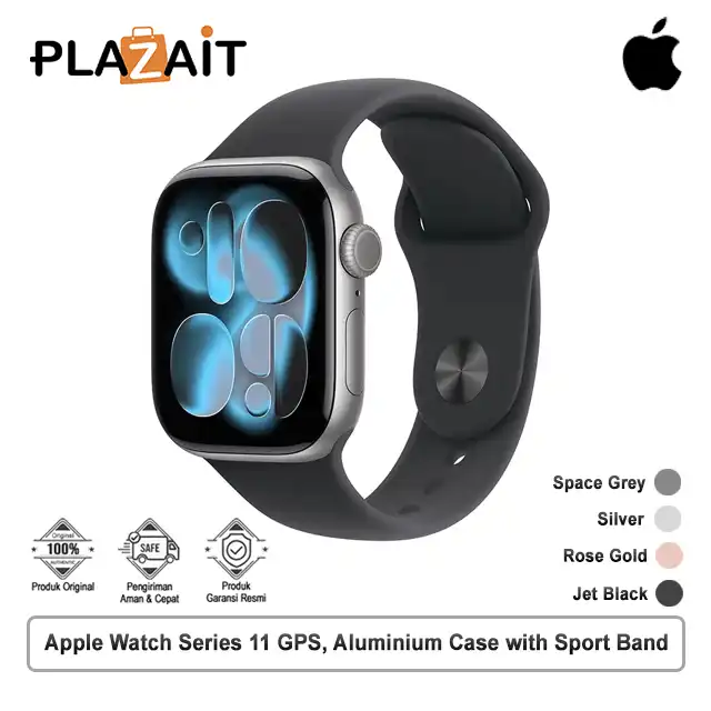 Apple Watch Series 11 GPS, Aluminium Case with Sport Band