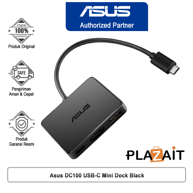 Asus DC100 USB-C Mini Dock Black