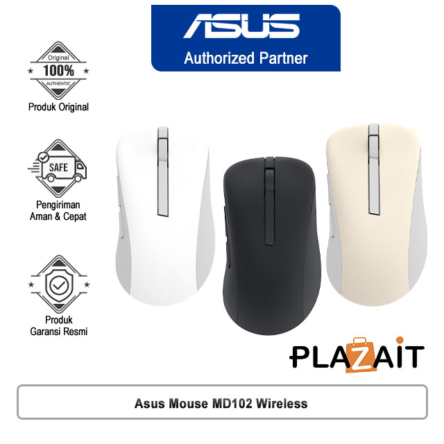 Asus Mouse MD102 Wireless Silent - 100% Original