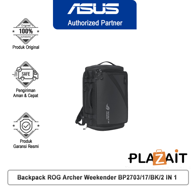 Backpack ROG Archer Weekender BP2703/17/BK/2 IN 1