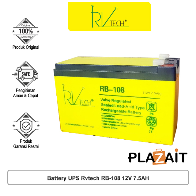 Battery UPS Rvtech RB-108 12V 7.5AH