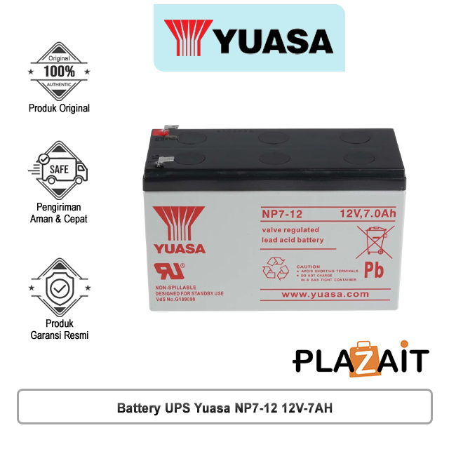 Battery UPS Yuasa NP7-12 12V-7AH