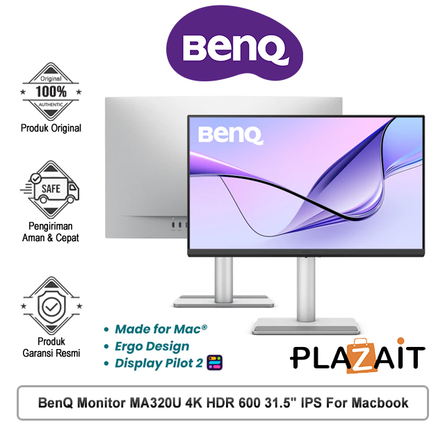 BenQ Monitor MA320U 4K HDR 600 31.5" IPS 99% sRGB For Macbook