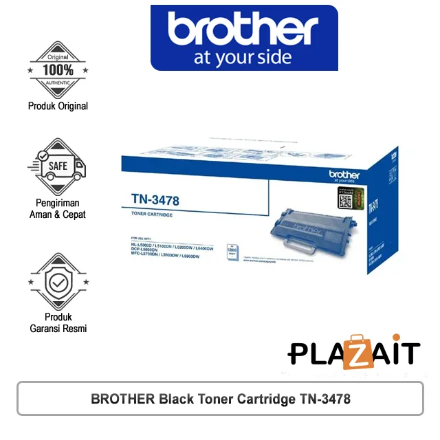 BROTHER Black Toner Cartridge TN-3478