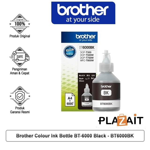 Brother Color Ink Botlle BT-6000 Black