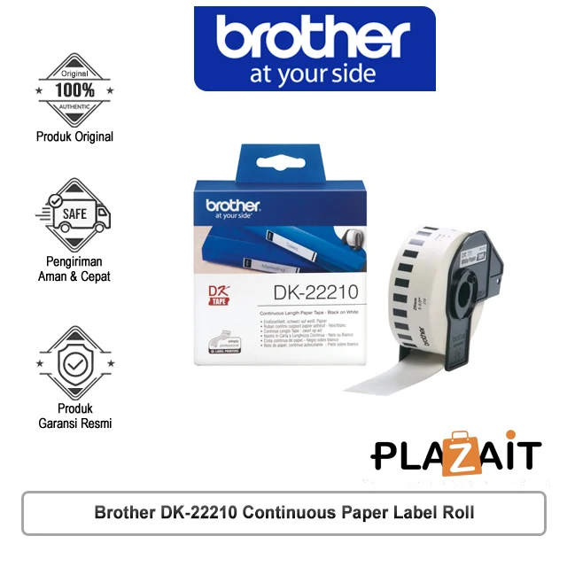 Brother DK-22210 Continuous Paper Label Roll