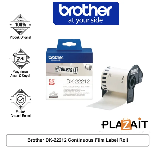 Brother DK-22212 Continuous Film Label Roll