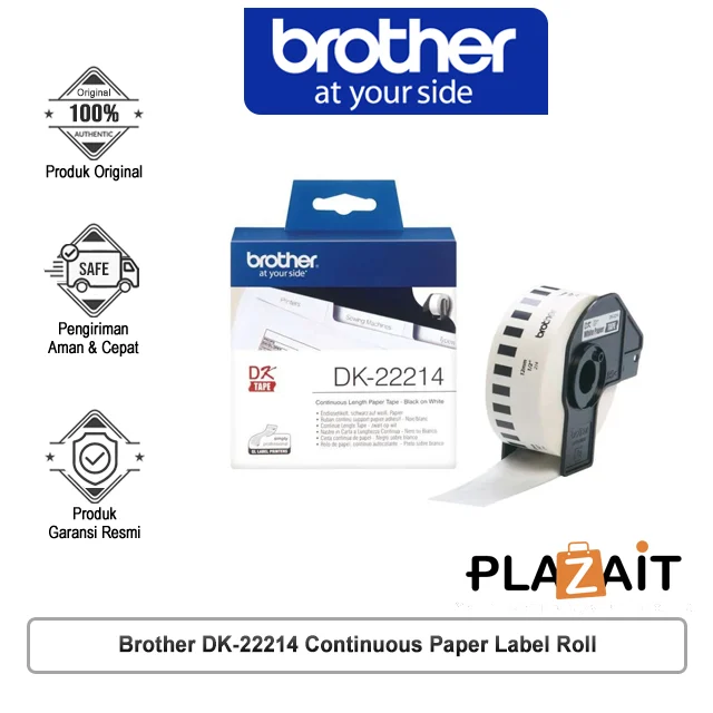Brother DK-22214 Continuous Paper Label Roll