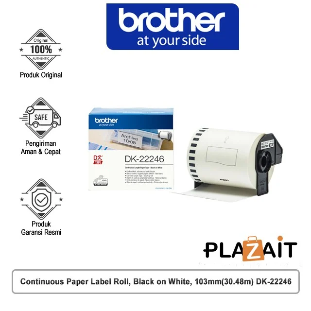 Brother DK-22246 Continuous Paper Label Roll