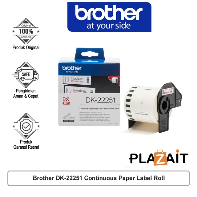 Brother DK-22251 Continuous Paper Label Roll