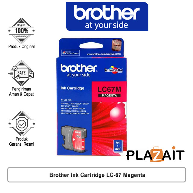 Brother Ink Cartridge LC-67 Magenta