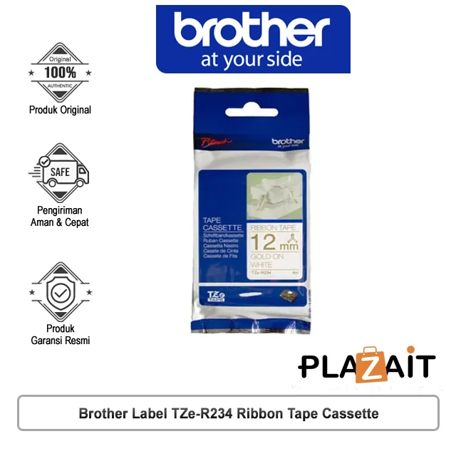 Brother Label TZe-R234 Ribbon Tape Cassette
