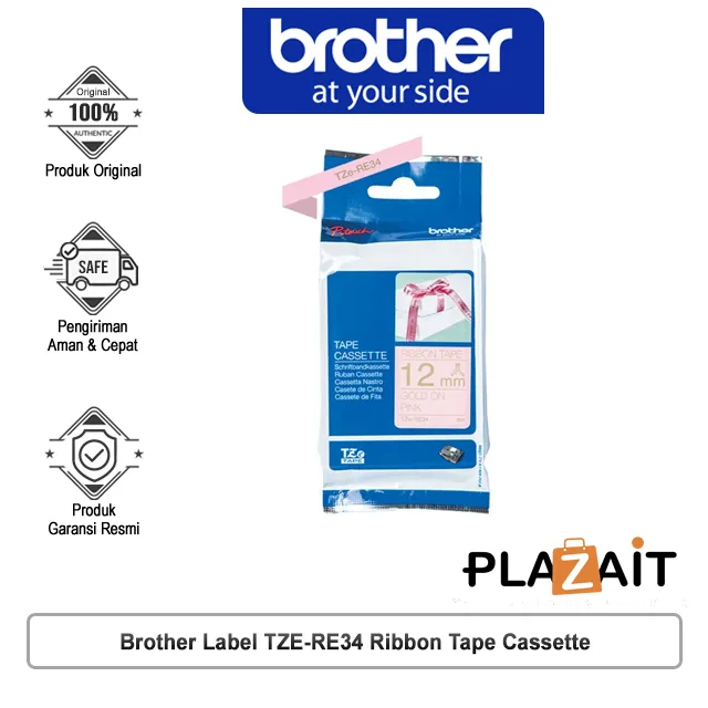 Brother Label TZE-RE34 Ribbon Tape Cassette