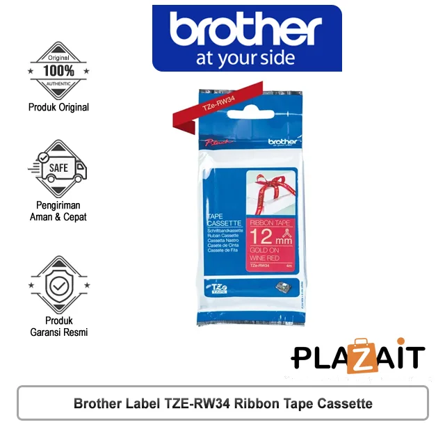Brother Label TZE-RW34 Ribbon Tape Cassette