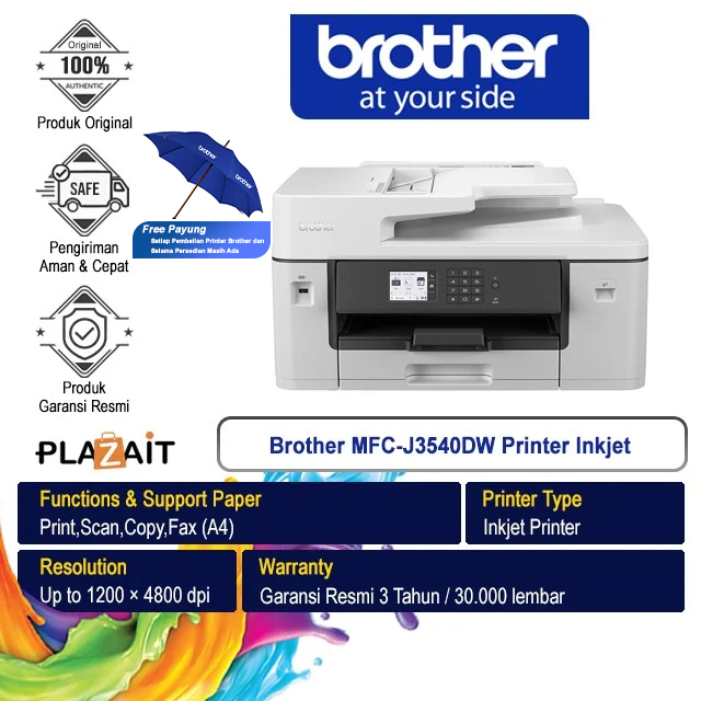 Brother MFC-J3540DW Printer Inkjet