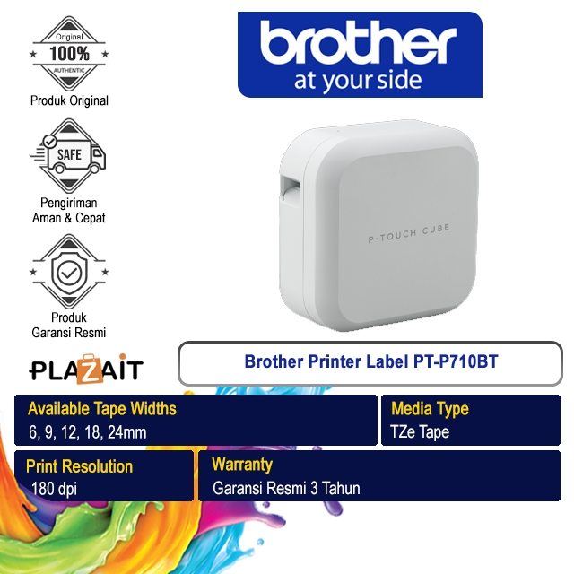 Brother Printer Label PT-P710BT Label Maker