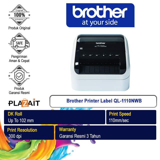 Brother Printer Label QL-1110NWB Label Maker