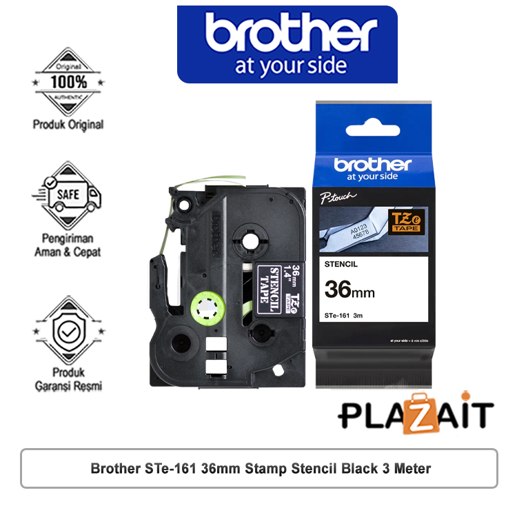 Brother STe-161 36mm Stamp Stencil Black 3 Meter
