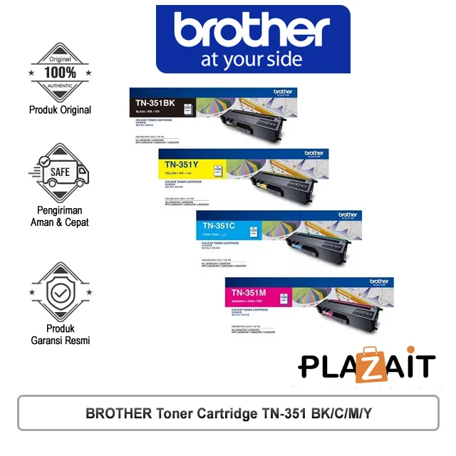 BROTHER Toner Cartridge TN-351 BK/C/M/Y