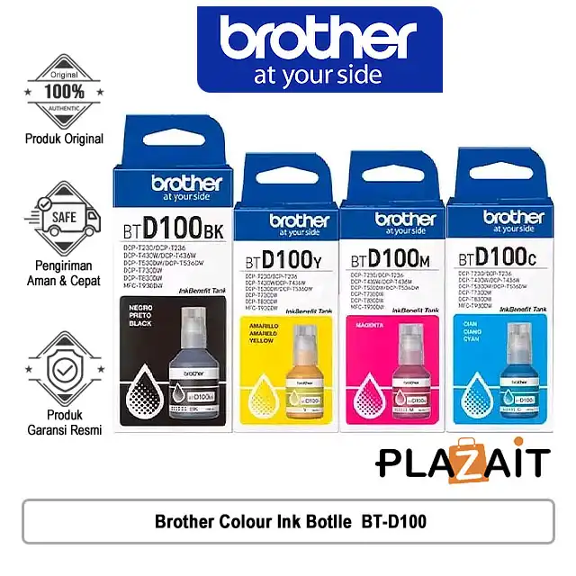 Brother Tinta Ink Bottle BT-D100