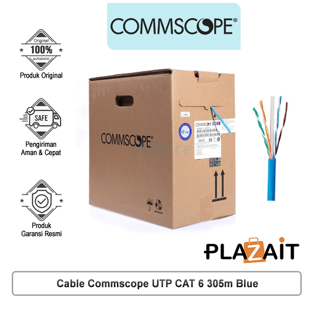 Cable Commscope UTP CAT 6 305m Blue