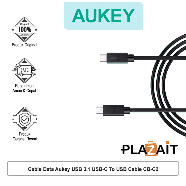 Cable Data Aukey USB 3.1 USB-C To USB Cable CB-C2