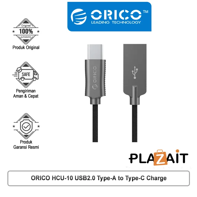 Cable Orico USB-C 1M Black